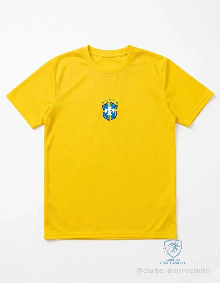 Camisa do Brasil Camiseta Copa do Mundo Dry Fit Mercado Livre