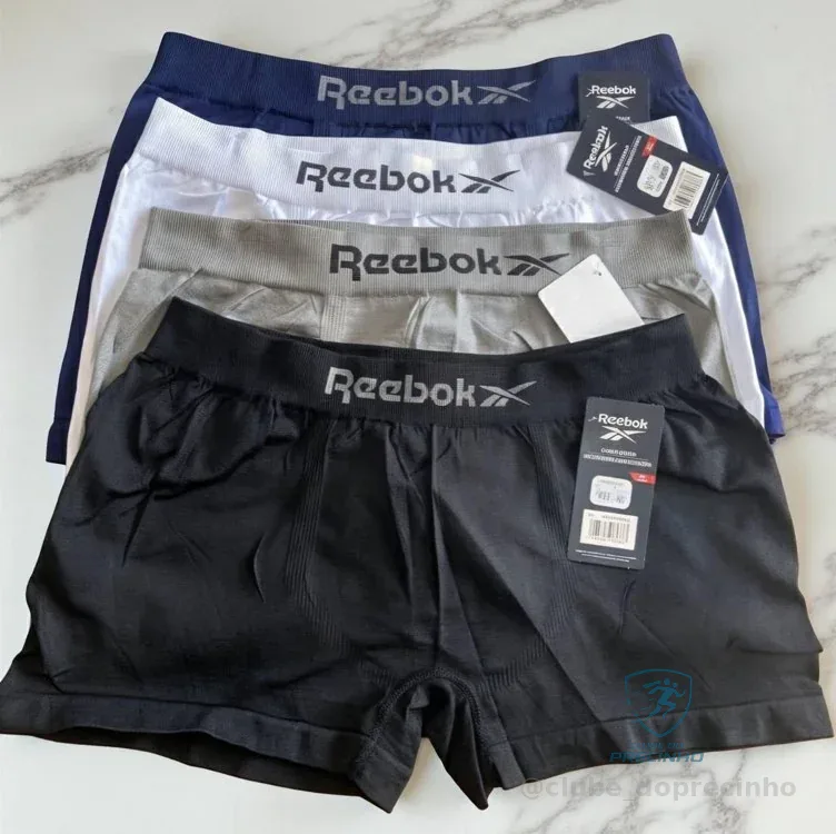 Kit 6 Cuecas Boxer Reebok Microfibra Sem Costura Original Mercado Livre