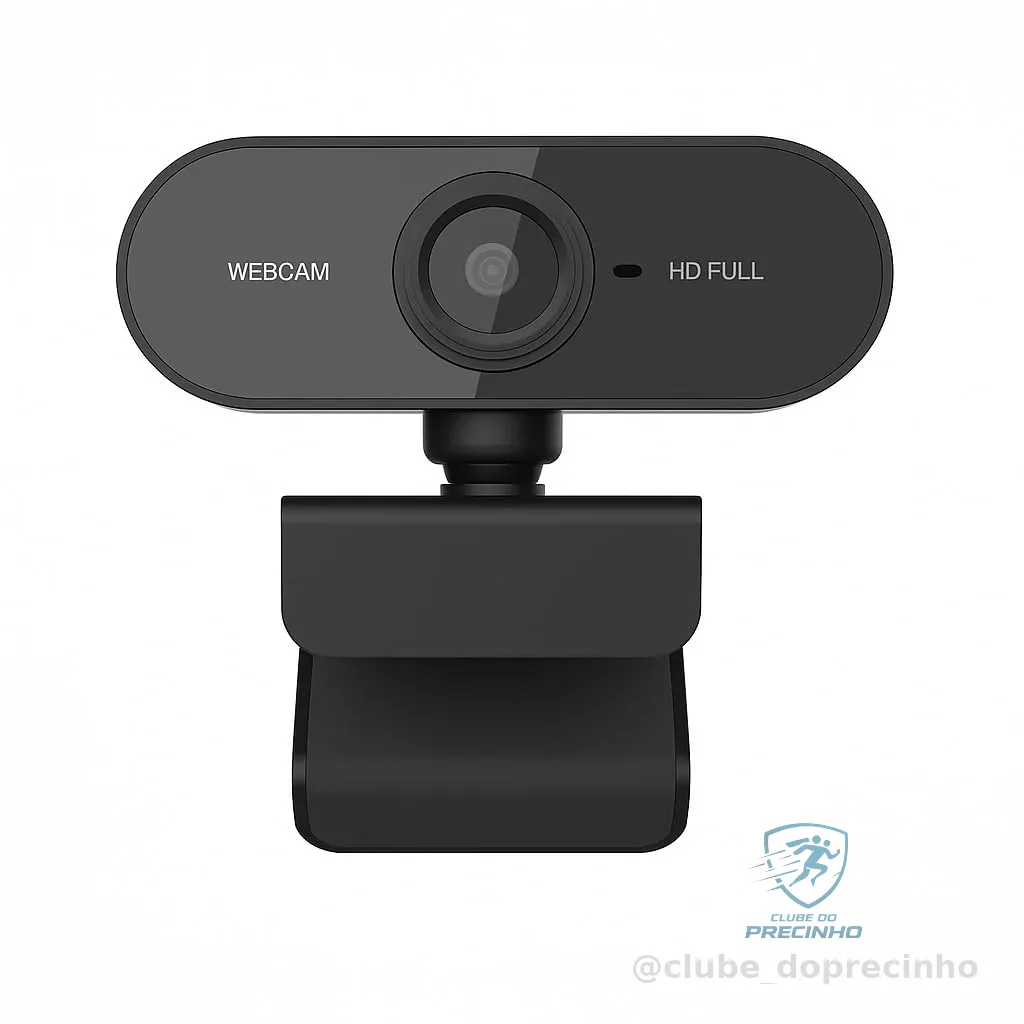 Top 1 Webcam Premium Full HD 1080p com Microfone