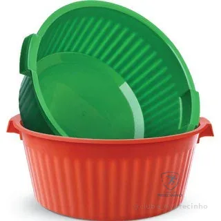 Bacia 12 Litros com Alça Plástico Reforçado Ideal para Lavanderia Limpeza ou Uso Doméstico Prática e Resistente Shopee