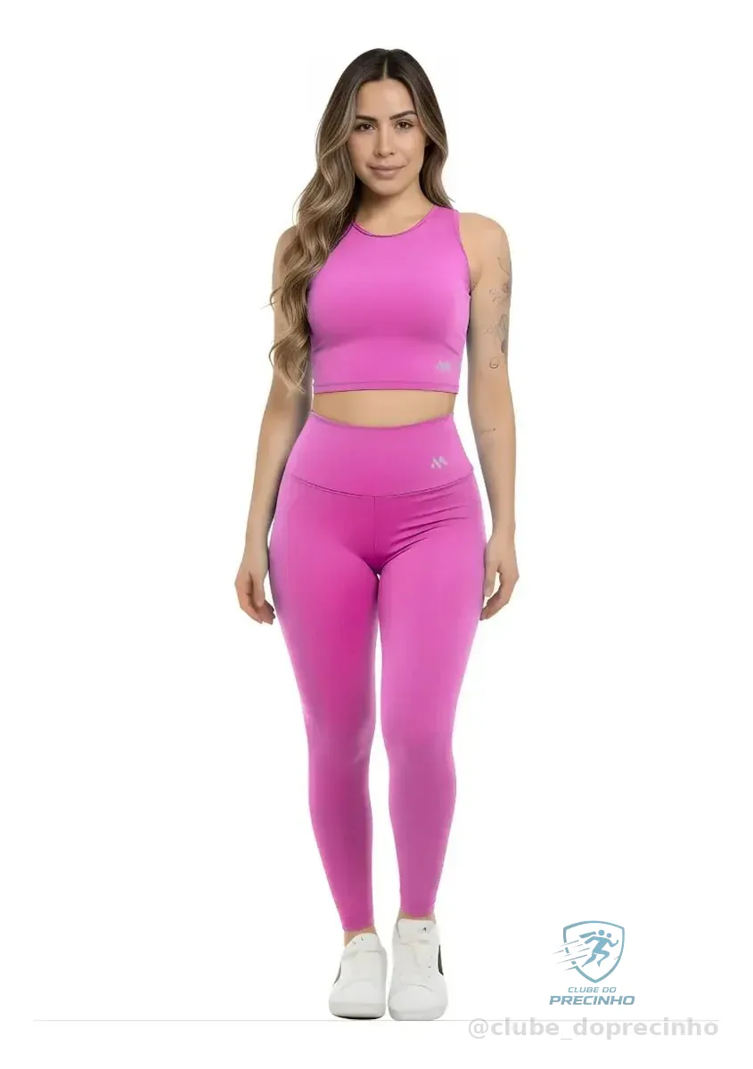 Conjunto Suplex Blackout Zero Transparência Legging E Croppe Mercado Livre