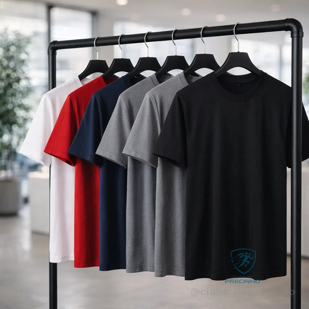 Kit 5 Camisetas Básicas Masculina Dry Fit Lisa Tradicional Mercado Livre
