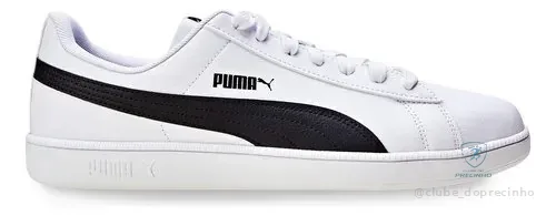 🇧🇷🇧🇷🇧🇷 Tênis Casual Masculino E Feminino Up Puma Branco/preto Geométrico 40 Br