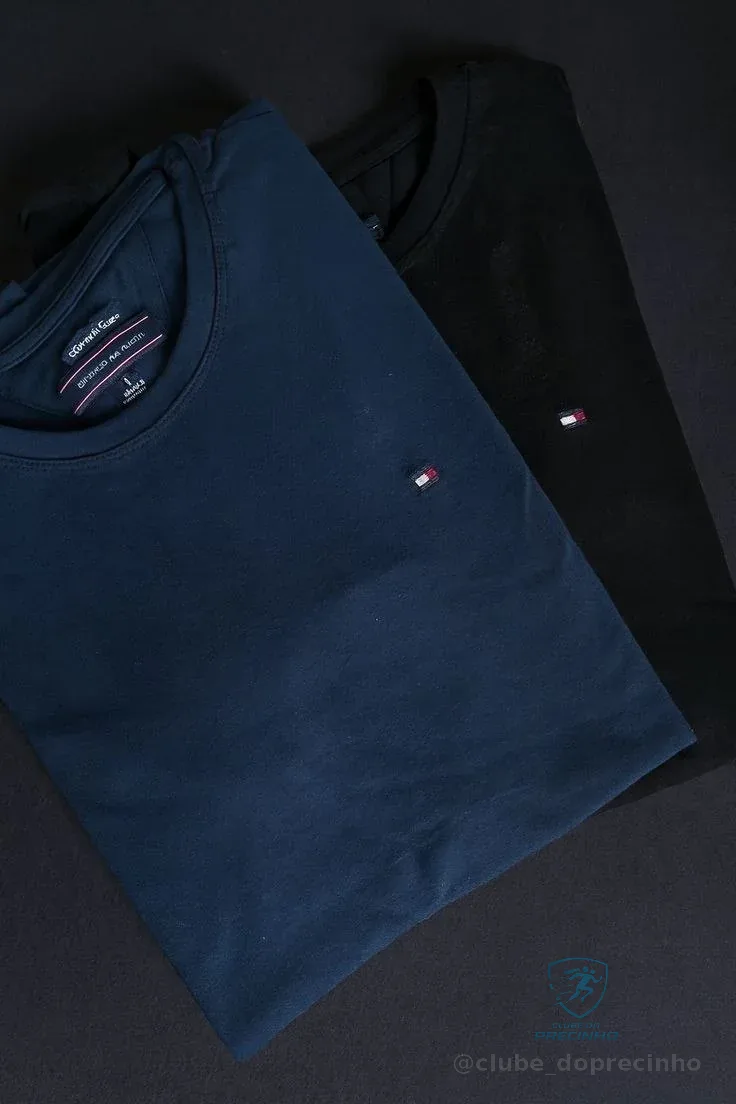 Camiseta Tommy Hilfiger Essential Cotton Mercado Livre