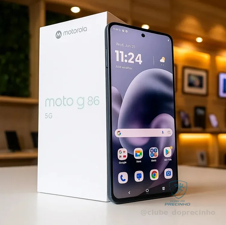 Motorola Moto g86 5G 256GB 24GB (8GB + 16GB RAM Boost) Mercado Livre