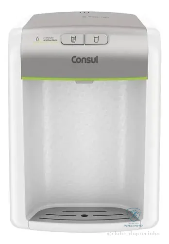 Purificador De Água Consul Branco Refrigerado Com Proteção Antibactérias Cpb34asvna 127/220v