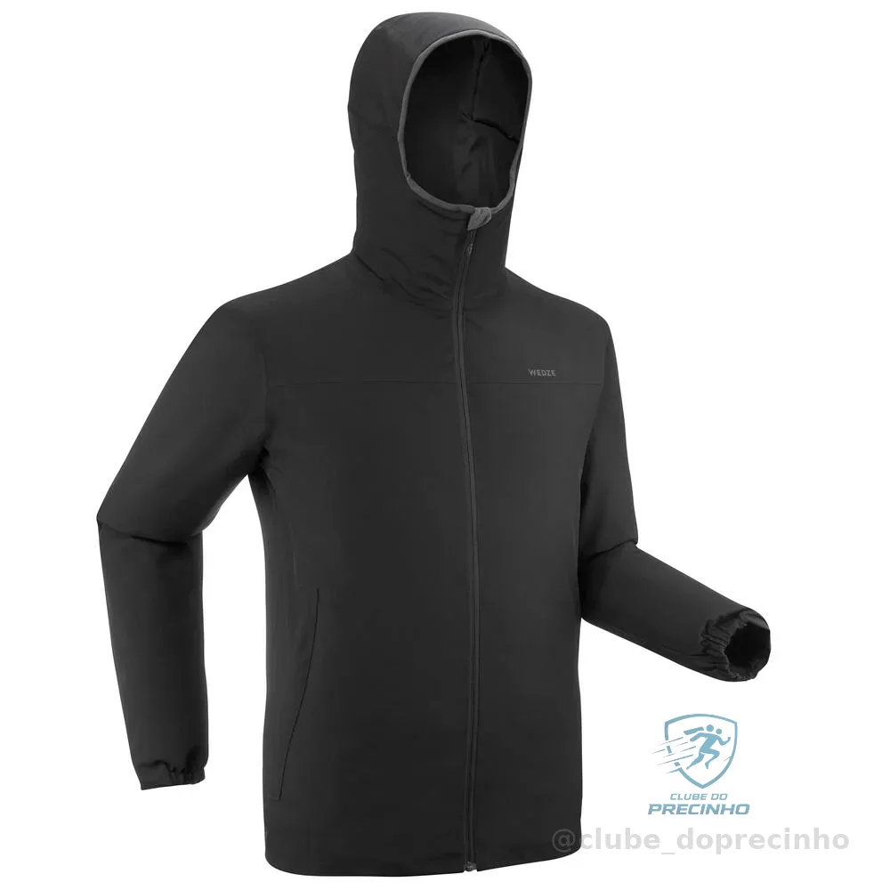 Jaqueta Masculina de Esqui Impermeável 100 Wedze Preta