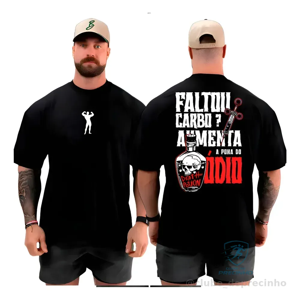 Camiseta Oversized Academia Carbo