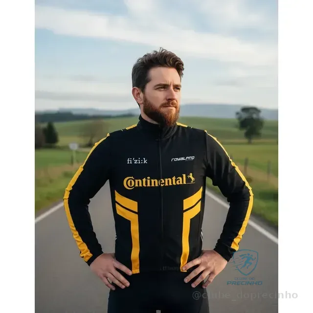 Jaqueta De Ciclismo Marcio May Corta Vento Continental Preta