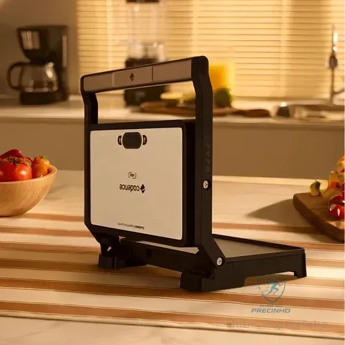 Grill Elétrico Cadence Click, 1200w, Grl200 Prateado 127v
