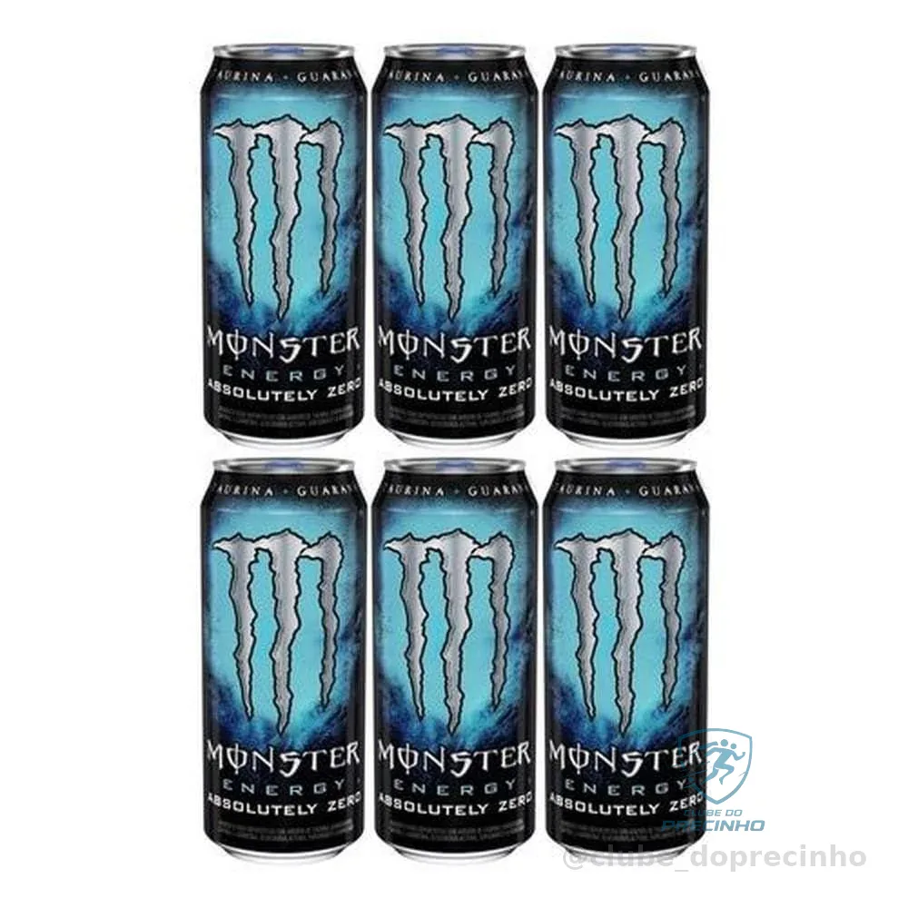 Pack de Monster Absolutely Zero LT 473ml - Unidade 6 unidades