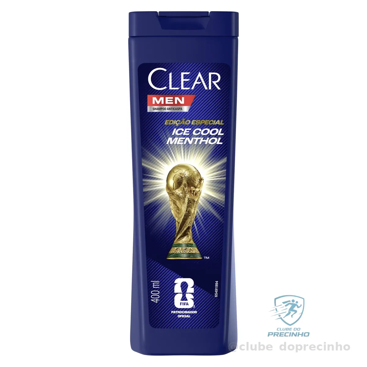 Clear Shampoo Men Anticaspa Ice Cool Menthol 400Ml