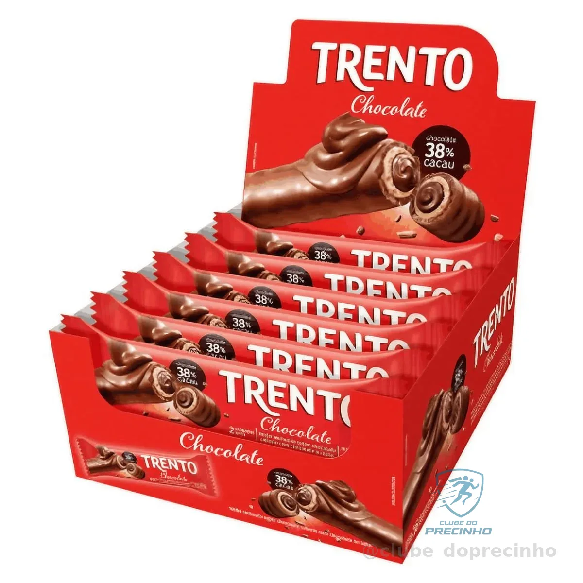 Chocolate Trento Ao Leite 38% Cacau 464g - 16x29g