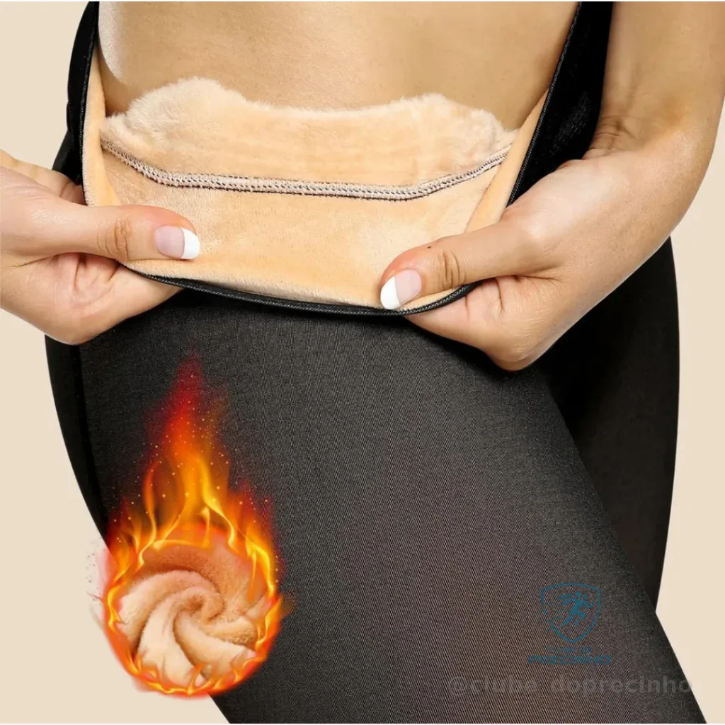 MEIA CALÇA FEMININA TÉRMICA  GROSSA SUPER ELASTICA TRANSLUCIDA PELUCIADA DE INVERNO Shopee