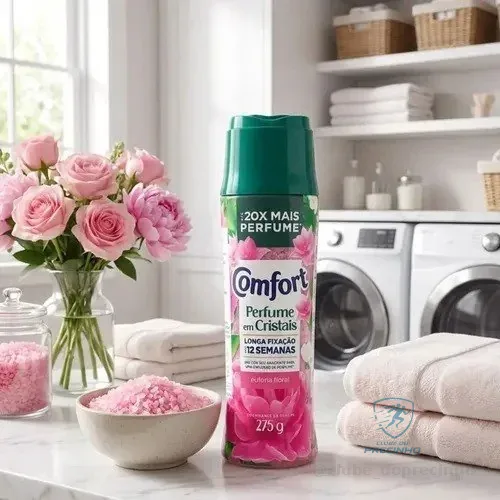 Comfort Boom Odorizador de Roupas Cristais de Perfume Euforia Floral 275gr