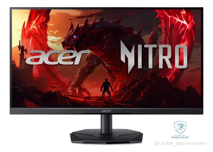 Monitor Acer Nitro KG241Y P3BiP 23.8\" Full HD 180Hz 0.5ms Mercado Livre