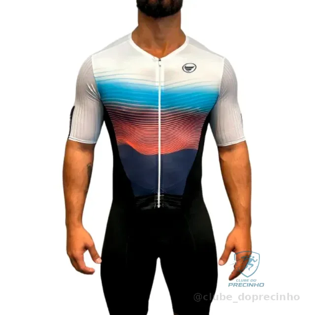 Macaquinho Triathlon Bike Corrida Unissex Reative Vezzo