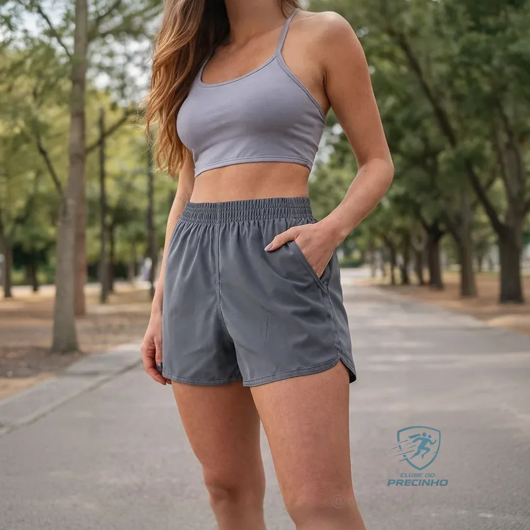 Shorts Feminino Tactel Mercado Livre