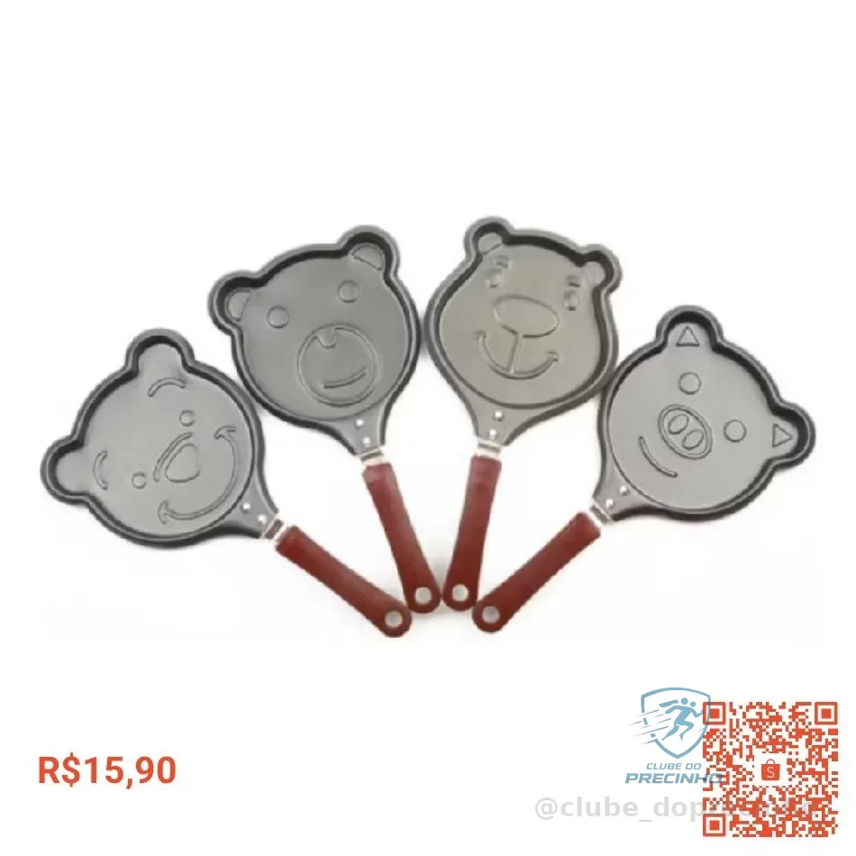 Frigideira Divertida Formato Bichinhos Omelete E Panquecas