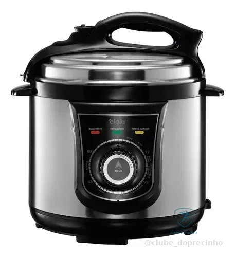 Panela Pressão Elétrica Elgin 42ppr 4 Litros 840w Aço Inox
