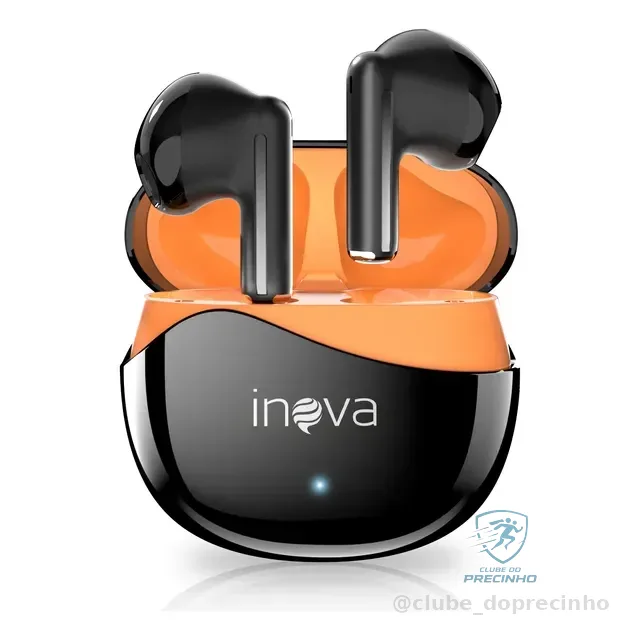 Fone De Ouvido Sem Fio Bluetooth 5.4 Inova Tws