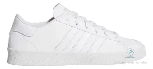 Tênis Masculino E Feminino Jump Hook adidas Branco Lisa 35 Br