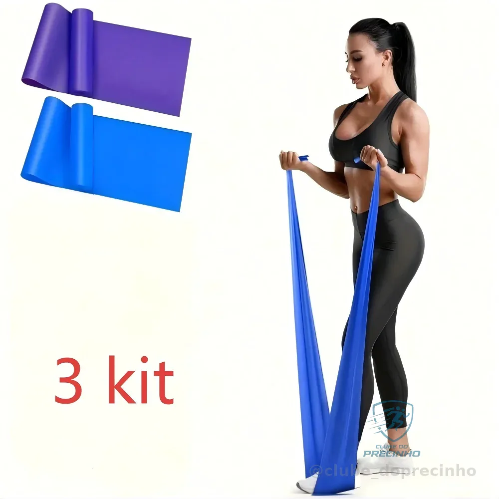 3 Thera Band Faixa Elástica 1,5 Metro Para Exercícios Multifuncionais Shopee