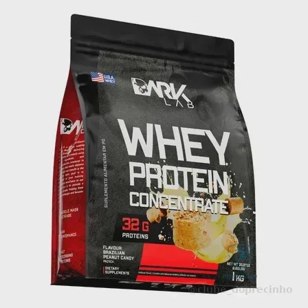 Whey Protein Concentrado 1kg Dark Lab Sabor Paçoca Mercado Livre