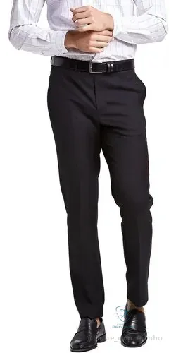 Calça De Alfaiataria Social Slim Micro Sport Fino Premium