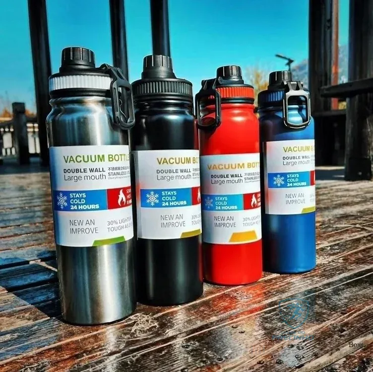 Garrafa Térmica Água Squeeze Alça Inox Academia Quente Frio Mercado Livre