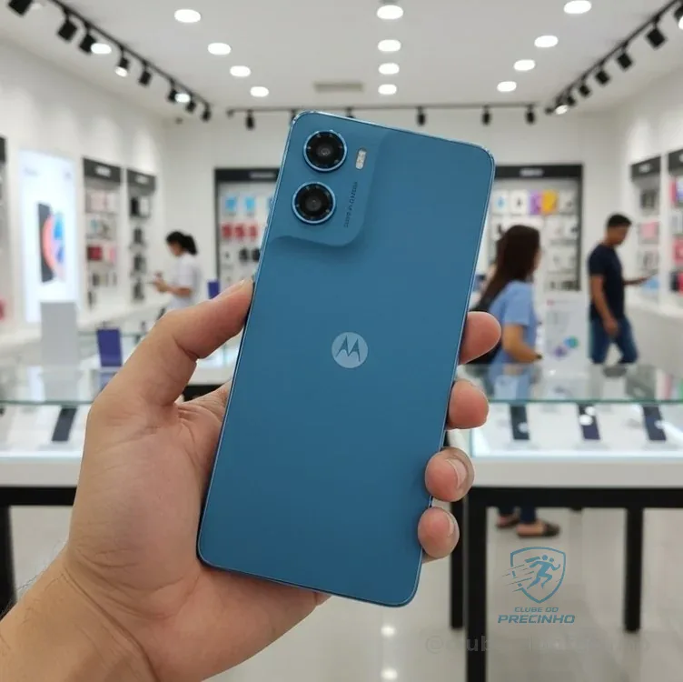 Smartphone Motorola Moto G06 - 128gb 12gb (4gb Ram + 8gb Ram Boost) E Camera 50mp Com Ai Bateria De 5200 Mah Tela 6.9 - Azul Marinho Mercado Livre