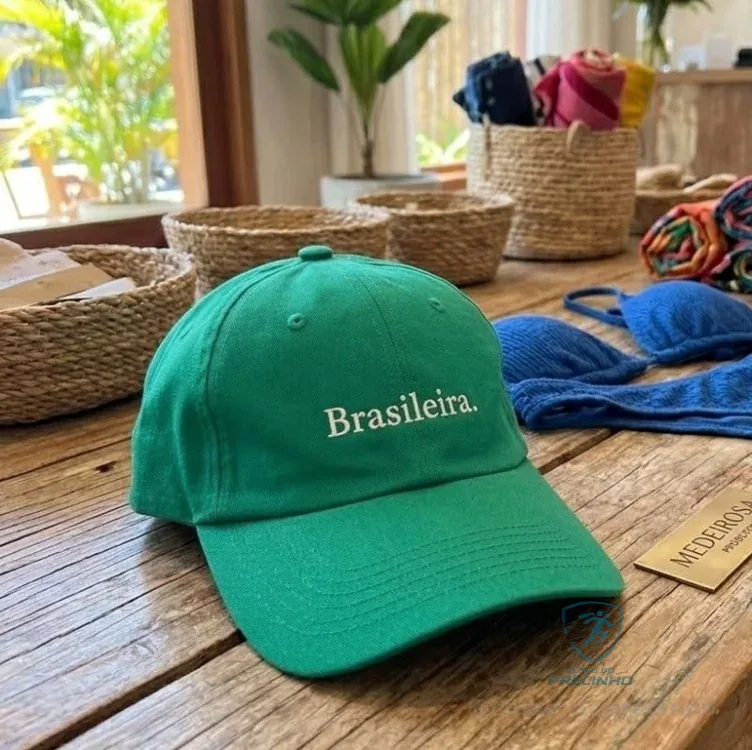 Bone Brasileira Aba Curva Bordado Original Com Ajuste Mercado Livre