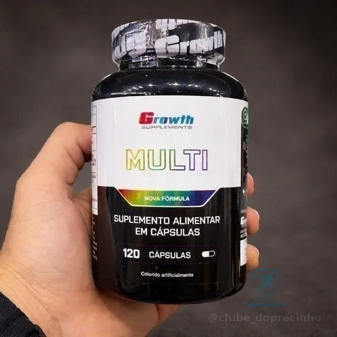 Multivitamínico 120 cápsulas Growth Supplements Mercado Livre