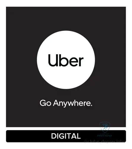 Uber Gift Card R$250 (digital)
