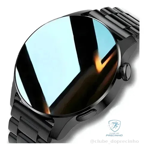 Relógios Inteligentes Homens Smartwatches Resistente À Água Preto