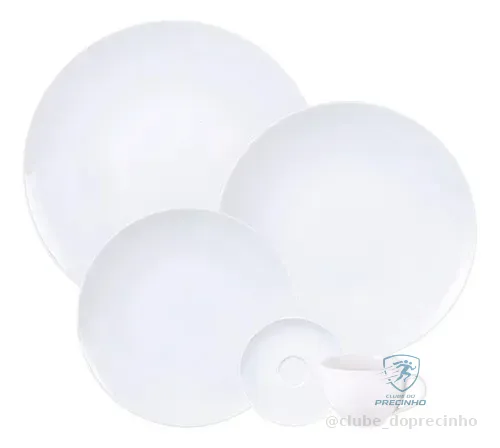 Aparelho De Jantar Flávia Em Porcelana 20 Peças Tramontina