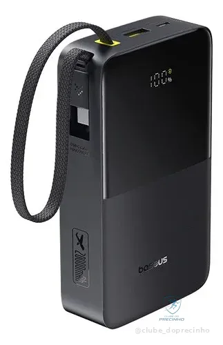 Power Bank Baseus Turbo Bipow2 Pro 20000mah 22.5w Cor Preto Cosmic Black