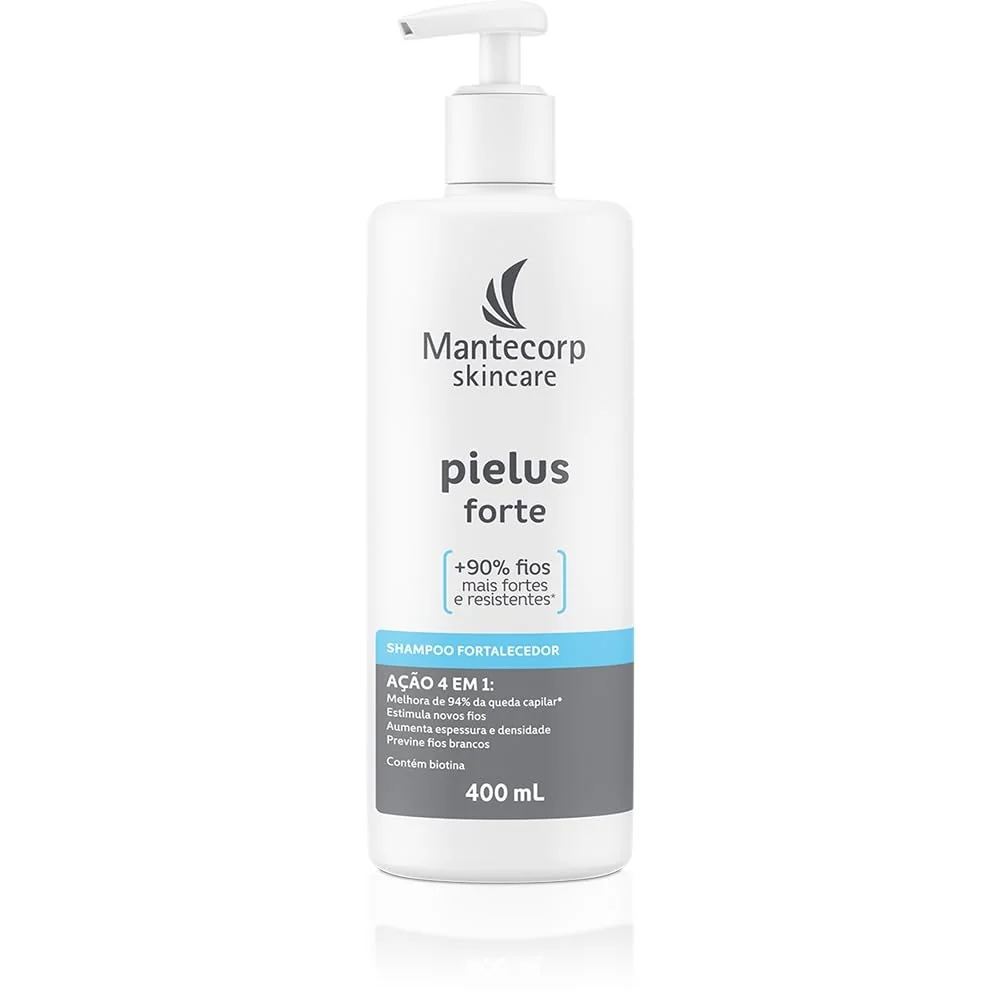 Shampoo Fortalecedor Antiqueda Pielus Forte 400ml - Mantecorp Skincare