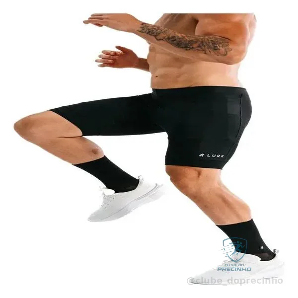 Bermuda De Corrida 5 Bolsos Preto Lurk Mercado Livre