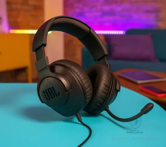 Headset Gamer QuantumSOUND JBL QTUM100M2 Black Mercado Livre