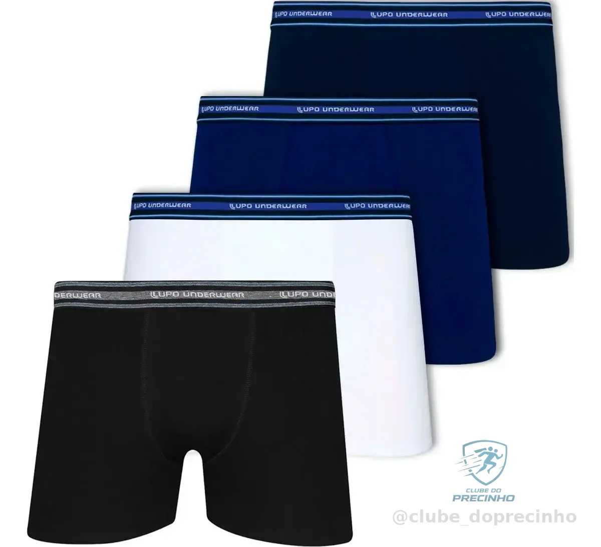 Kit 4 Cuecas Boxer Lupo Algodão Confortável Box Original Mercado Livre