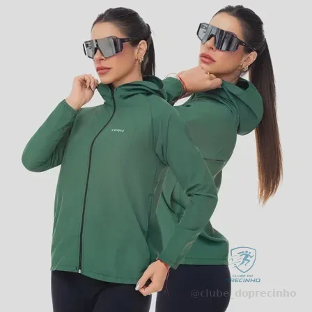 Jaqueta Corta Vento Casual Academia Corrida Trilha Feminina Verde GG Mercado Livre