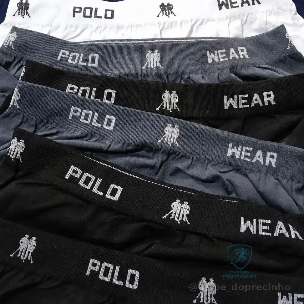 Kit com 12 Cuecas Boxer Polo Wear Mercado Livre