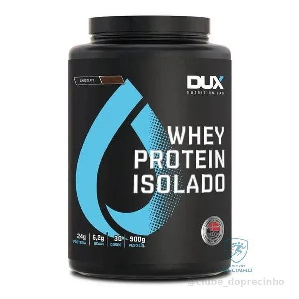 Whey Isolado Dux Morango 900g Mercado Livre