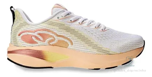 Tênis Esportivo Feminino Voa 2 Olympikus Branco Liso 36 Br