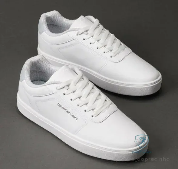 Tênis CK Basic Calvin Klein Jeans Branco Mercado Livre