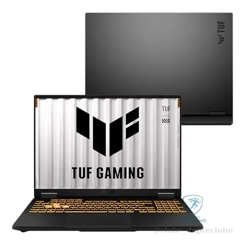 Notebook ASUS TUF Gaming F16, Intel Core i5 RTX 5050, 8 GB, 512 GB SSD, KeepOS, 16.0'' FHD, Jaeger Gray - FX608JHR-RV124