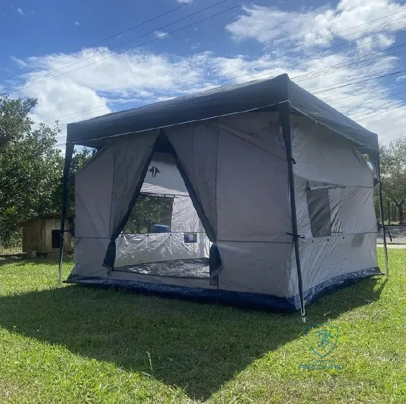 Barraca Gazebo Nautika Transform 5/6 Cinza 3x3m Impermeável 3000mm Mercado Livre