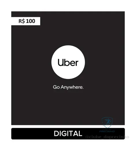 Uber Gift Card R$100 (digital)