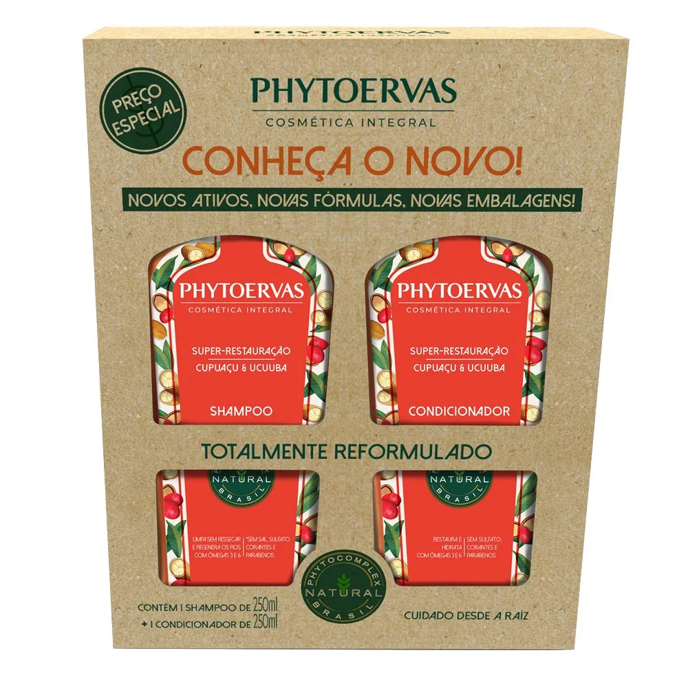 Phytoervas Kit Sh + Co 250 Ml Super Restauração